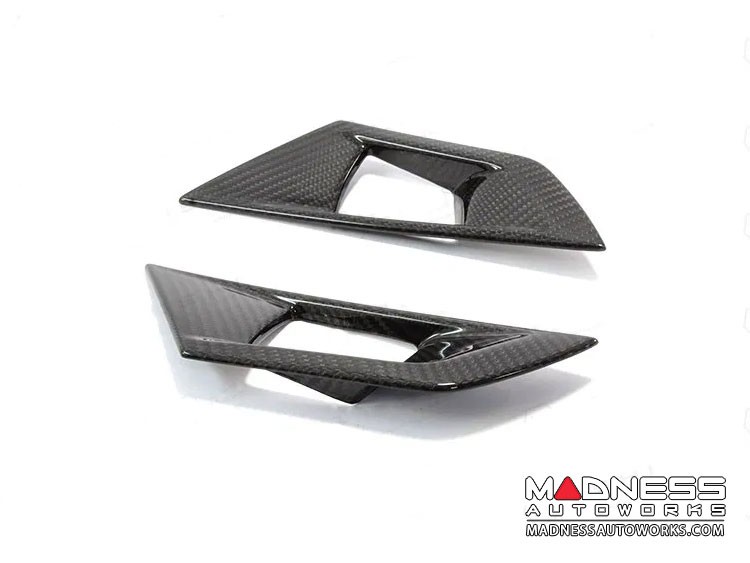 Jaguar FType Interior Door Handle Covers Carbon Fiber